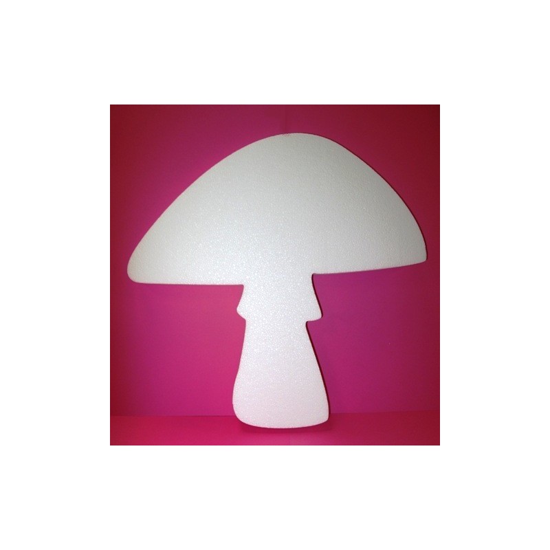 polystyrène : champignon 50 x 55 cm