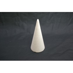 cône polystyrène : 40cm  x 17.5cm