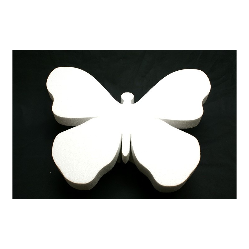 5 papillons polystyrène : PM