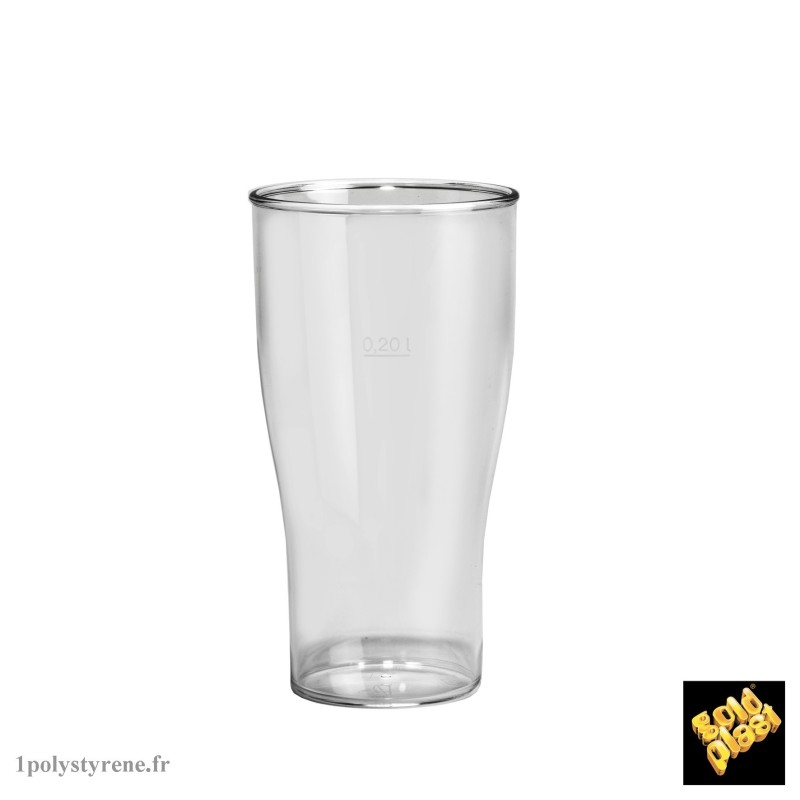 carton de 102 verres transparent "bicchiere tumbler cilindrico" 20cl