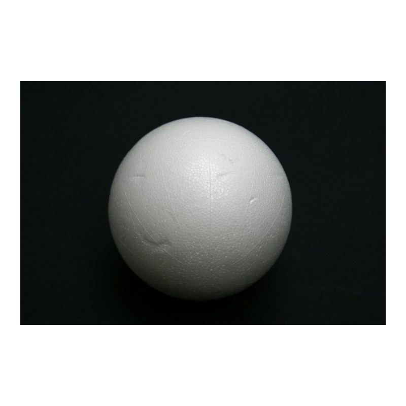   1 boule polystyrène 15cm