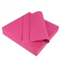 serviettes imitation tissu 40 x 40 cm fuchsia (pivoine) (les 25)