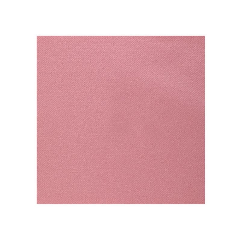 60 serviettes DUNIS imitation tissu 40 x 40 cm rose (sl150)