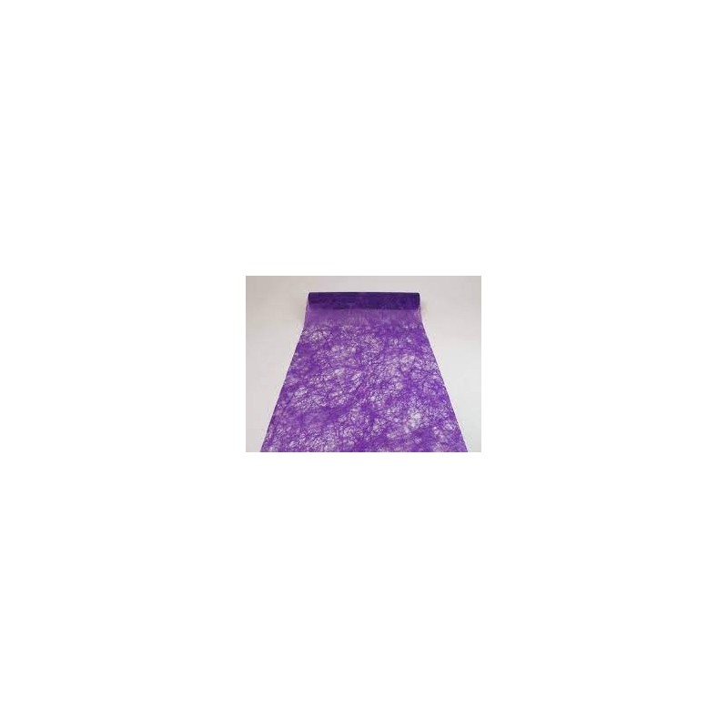 nappage : chemin de table 10mx30cm violet