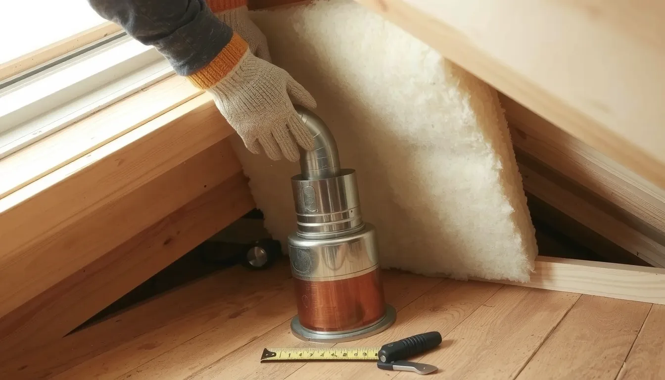 isolation de conduit de cheminée