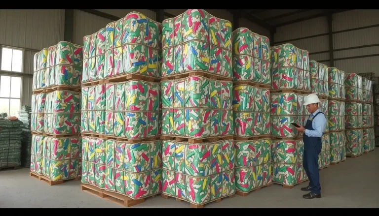 Balle de plastique recyclée : processus, prix et valorisation économique