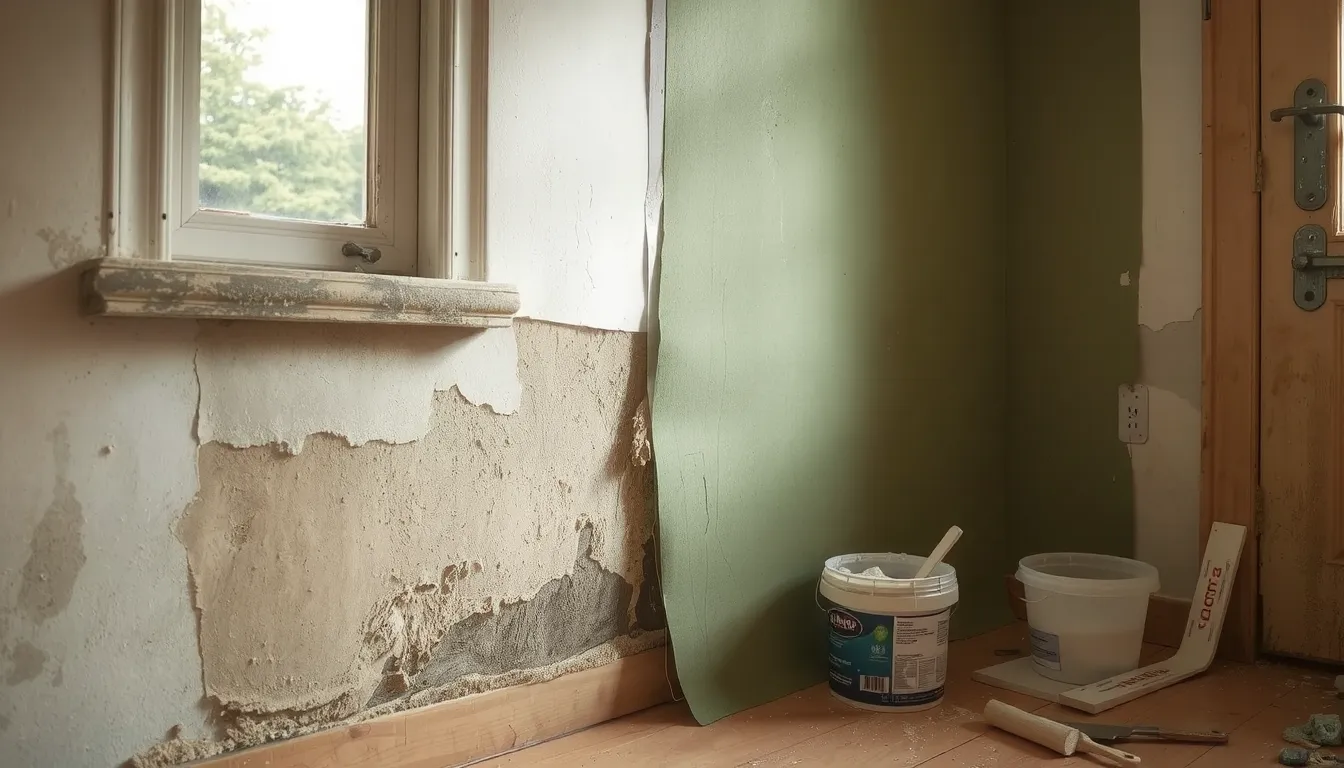 platre pour mur humide